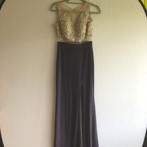 La Femme Prom/Evening Dress with Crystals